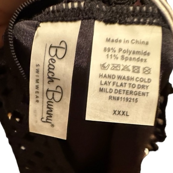 Beach Bunny Hayden High Waist Black Bikini Bottom nwt - Picture 5 of 6